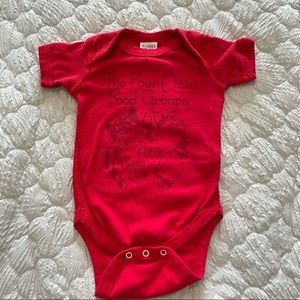 ELF quote 4 main food groups Red Holiday One Piece Candy 6m